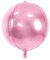 Folienballon Kugel in Rosa, Größe: 40cm, Farbauswahl Helium Ballon Geburtstag Dekoration