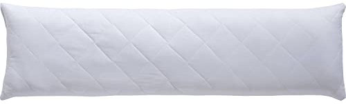 Wagner Textil - Seitenschläferkissen gesteppt 40x145 cm - Atmungsaktives Kissen für Seitenschläfer - Allergiker geeignet - langes Nackenkissen fürs Stillen und Schlafen in Seitenlage