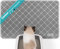 Conlun Katzenklo Matte Katzenstreu Matte, 89 x 58 cm Katzenklo Vorleger, Gitter Netz Streukontrolle Design Katzenklo Unterleger, Wasserdichtes Urinbeständiges Material, Leicht zu Reinigen (Grau)