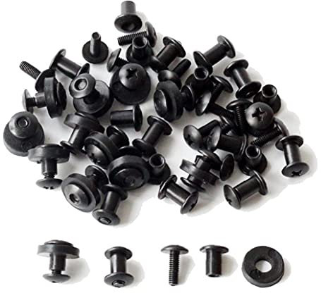 TOSSPER 24 Stücke Tek Lok Schraube Set Chicago-Schraube Waschmaschine Für DIY Kydex Hülle Hand Werkzeugteile