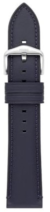 Fossil Uhrenband für Herren 22 mm LiteHide-Leder blau, S221510
