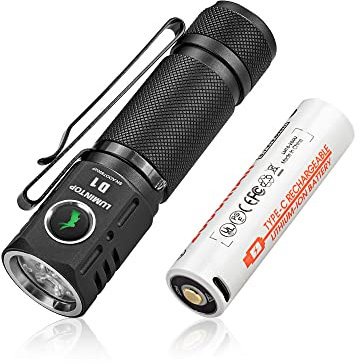 LUMINTOP Extrem Hell LED Taschenlampe, 2000 Lumen Taschenlampe mit 5 Modi und Lange Arbeitzeit, IP68 Wasserdicht Zoombar für Outdoor, Wandern, Camping