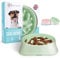 Purrfects - Slow Feeder Dog Bowl (Mint Green) - Anti Choke, Anti Bloat - Slow feeder dog bowl slow feeder dog feeders to slow feeding dog bowls
