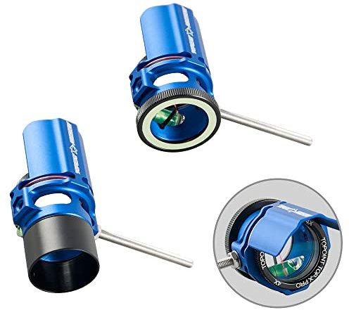 Compound Bogen Visier Scope Umfang Sight Pin mit 2X 4X 6X 8X Linse Bogen Anblick Jagdvisier Bogenvisier mit Lichtabdeckung für Bogenschießen Pfeil und Bogen Zubehör (6X, Blau)