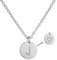 AFSTALR Damen Initialen Kette J Buchstaben Anhänger Silber Kette mit Herzen Geburtstagsgeschenk für Mädchen