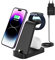 Apetiy 3 in 1 Schnell Ladegerät für Apple Watch Ladestation Ultra 8/7/6/SE/5/4/3/2 Kabelloser Ladeständer, 18W Schnell Tragbarer Ladestation für iPhone 14/13/12/11/XS/XR/8/7, AirPods Serie
