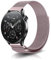 NicMool 22MM Cinturino per Xiaomi Redmi Watch 5 Active/Redmi Watch 5 Lite/Watch S3/Watch 2 Pro, Acciaio Inossidabile Magnetico Metallo Braccialetto per Huawei Watch GT 5 46mm/GT 5 Pro 46mm - Rosa
