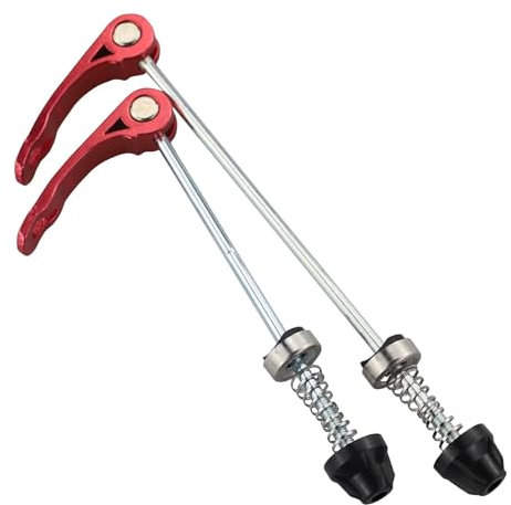 ZCYKJ Wheel Hub Front and Rear Skewers Quick Release Clip Bolt Lever Bike Quick Release Axle Bicycle Wheel Hub Front and Rear Skewers Clip Bolt Lever for Road Mountain Bicycle MTB