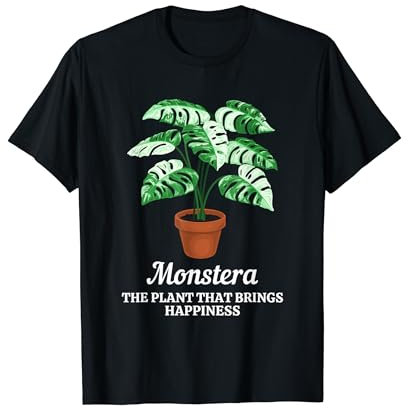 Monstera Die Pflanze, die Glück bringt T-Shirt