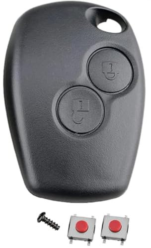 Autoschlüssel-Schutzhülle Ersatz für Renault Clio,Kangoo, Megane,Laguna,Modus,Dacia Twingo, 2 Tasten Auto-Fernbedienung Schlüsselgehäuse