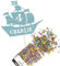 Cakeshop Cake Decoration Pack | Pirate Ship Birthday Premium Double Sided Glitter Card Cake Topper & 25g Party Pack of Cake Sugar Sprinkles | Custom Name & Age Cake Decorations (Baby Blue)