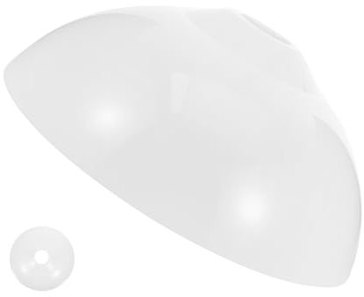 OATIPHO Shades Acrylic Lamp Shade Replacement Pendant Lamp Standing Lamp Floor Lamp Shade Replacement Ceiling Fan Light Covers Acrylic Lampshade Hanging Accessories White E27 Lamps