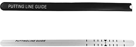 Golf Putting Ausrichtungsschiene, präzise Distanzkontrolle Aluminium Golf Übungs Lineal für Golfer im Training und Wettkampfvorbereitung