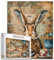 Tucocoo 1000 Piece Jigsaw Puzzles for Adults Vintage Brown Bunny Painting Jigsaw Puzzle Retro Flowers Vase 1000 Pieces Puzzles for Challenging Family Activity Game Coffee Cups DIY Puzzle Wall Decor