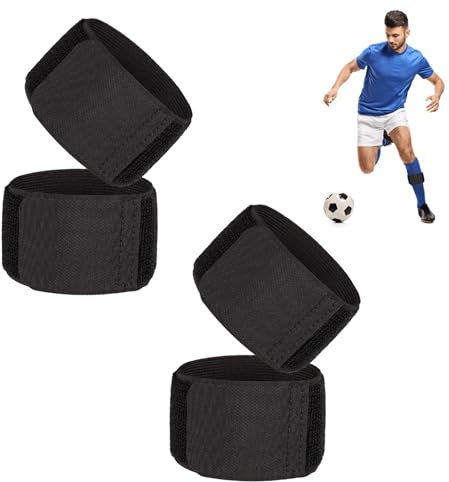 Shin Guard Stays,2 pairs Ankle Protective Bands,32 * 5cm Soccer Shin Guard Strap,Football Shin Pads Holder,Shin Pads Fixed Straps,Football Shin Pad Holder,For Unisex Youth,Adults