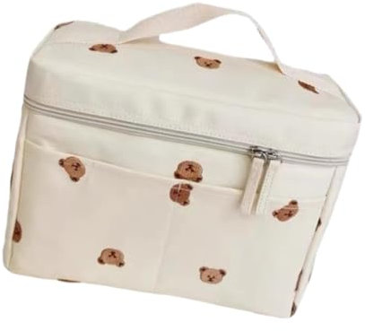 harayaa Hochwertige Wickeltasche für Unterwegs, Weiß