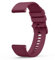 Bracelet Compatible avec Garmin Forerunner 245/Vivoactive 3/Forerunner 645 Bracelet, 20mm Bracelet en Silicone de Rechange pour Garmin Venu/Venu SQ/Venu 2 Plus/Vivomove HR Smart Watch (Rouge Vin)