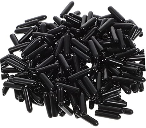 MUSISALY 500stücke Kuppelbolzenkappen Schraubenabdeckungen Schutzkappen Für Freiliegende Schraubenbolzen Aus Pvc Materialien Zur Rost Und Korrosionsschutz