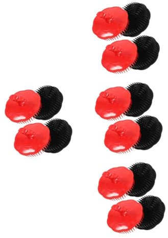 Beaupretty 4 Sätze Shampoobürste Massagebürste Manuelle Kopfhautmassagegeräte Friseurbürste Für Zu Hause Handbürste Haarentwirrungsbürste Silikon-shampoo-schrubber Schuppenbürste 4 Stück * 4