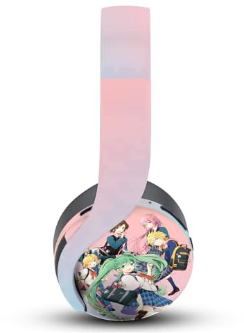 Head Case Designs Offizielle Hatsune Miku Mittelschule Grafiken Vinyl Haut Aufkleber Abziehbild Abdeckung kompatibel mit Sony Playstation PS Pulse 3D Headset