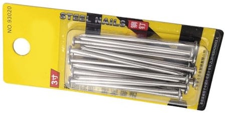 Chiodi resistenti alla corrosione assortiti in cemento per appendere quadri e carpenteria, design robusto in acciaio inossidabile