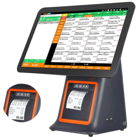15,6 Touchscreen One Touch Panel POS Maschine, cash Register Für Restaurants Und Supermärkte Alle In Einem POS System Terminal Für Geschäfte Unternehmen,B