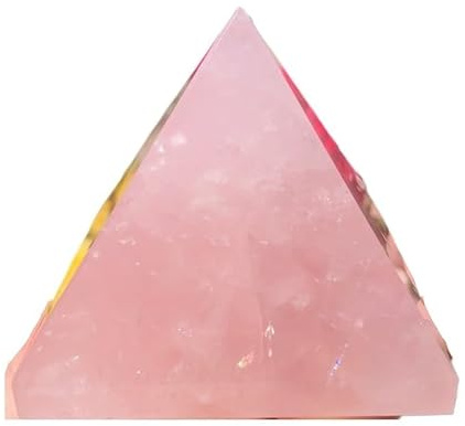 1pc 95-100MM Rose Quarz Pyramide Stein Kristall Feng Shui