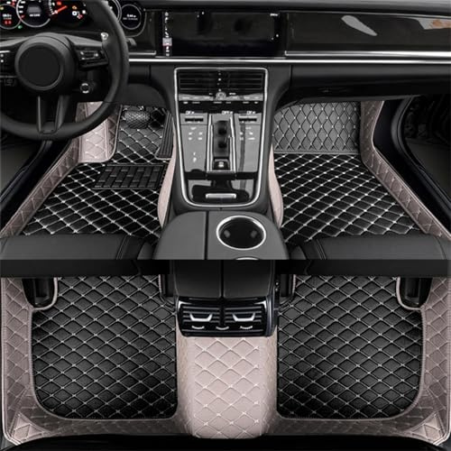 Fußpolster Auto Bodenmatte Automatten-Fußmatten Für Hyundai IX35 (2010–2017, 2018 2019 2020 2021 2022 2023), Allwetter-Teppichmatten, Komplettset Allwetter Fussmatten(Farbe 5,2010-2017)