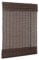 Ventanara® Raffrollo Bambus Bambusraffrollo Rollo inkl Montaematerial (Dunkelbraun, 150 x 220 cm)