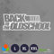 Decus Back to The Oldschool L 1565 (weiß) // Sticker OEM JDM Style Aufkleber