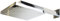 Sanixa GOSQ12RM Hochwertige Regenbrause mit Wandarm quadratisch, Duschkopf, Kopfbrause, Wellness-Brause mit Duscharm Duschsystem Bad & Dusche (30 cm Wandarm)