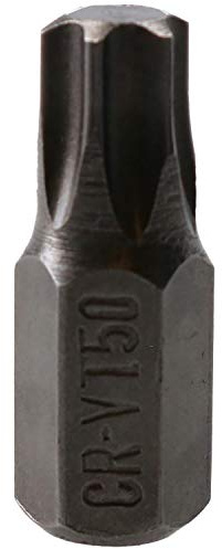 AB Tools T50 Torx Star Bit 30mm Length 10mm Shank Chrome Vanadium Hardened Tip Cr-V