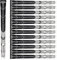 Geoleap ACE-C Golf Grips Set of 13- Cord Rubber, Hybrid Golf Club Grips, Standard/Mdisize, 10 Colors Optional. (Standard, White)