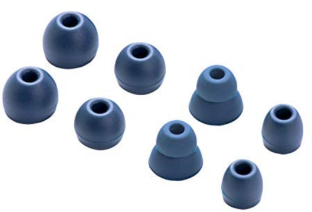 Replacement Eartips Silicone Earbuds Buds Set for Powerbeats Pro Beats Wireless Earphone Headphones,4 Pair (Navy)