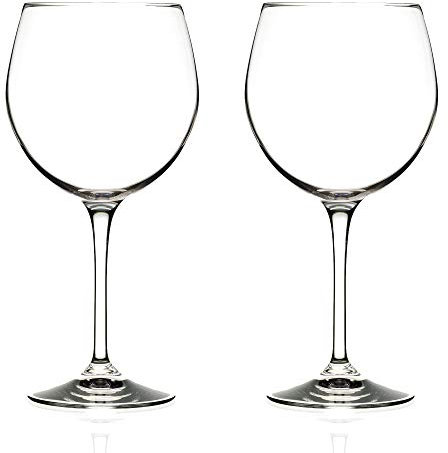 MasterPro Set 2 Copas Combinados 67 cl Cristal Colección Barware, Transparente