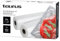 Taurus - Pack sacs pour machine sous vide, 2 rouleaux de 22 cm x 6 mètres, pour la conservation des aliments, s'adapte sur mesure