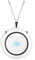 Qiumi Personal Wearable Luftreiniger Halskette | Mini tragbarer Lufterfrischer Ionisator | Beseitigung von Keimen, Staub, Viren, Bakterien, Allergenen, Schimmel, Gerüchen (weiß)