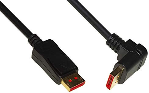 Link Câble de connexion LKCDP1890 DISPLAYPORT 1.4 8K MT 1.80, connecteur coudé à 90 degrés