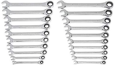 GearWrench SAE/Metric Ratchet Combination Wrench - 35720A-02