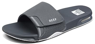 Reef Homme Fanning Tongues, Noir/Marron, 36 2/3 EU