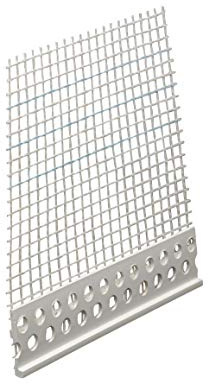 50x Handelskönig PVC Abschlussprofil 3 mm je 200 cm = 100 m Abschluss Putzprofil Putzabschluss WDVS Fassade Kantenprofil