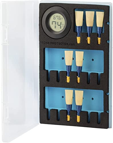 The Tone Protector™ Reed Case (digital, mit Zwei-Wege-Feuchtigkeitskontrolle) Blau