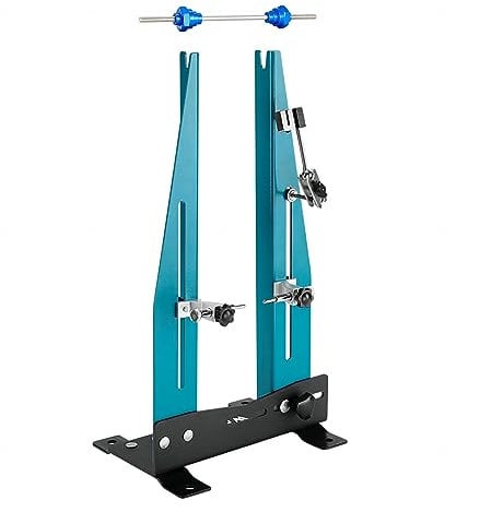 Mimoke Fahrrad Zentrierständer für 16 - 29 Laufräder Fahrrad Kalibrierungsständer Radwartungs Felgen Korrekturständer Radbreite [90MM-150MM]