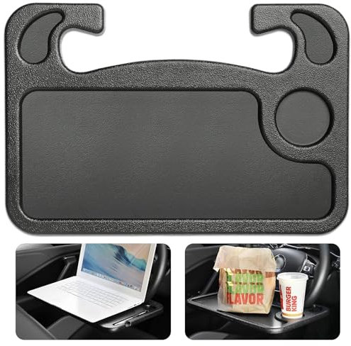Car Driver Table Laptop Holder Steering Wheel Table Compatible with Most Vehicles