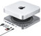Hub USB-C avec boîtier de disque dur pour Mac Mini M1, station d'accueil de type C avec fente SSD SATA/HDD, double port USB 3.0/2.0, lecteurs de cartes TF/SD, compatible avec Mac Mini 2018/2020