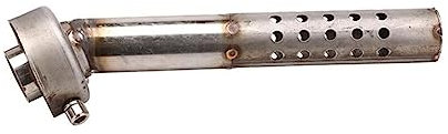 Universal Motorrad Auspuff Schalldämpfer,Motorrad Schalldämpfer Auspuffrohr,Motorrad 42 mm Auspuff DB Killer Edelstahl Motorrad Auspuffrohr Reduziert effektiv Geräusche für Street Bike Motorrad Roller