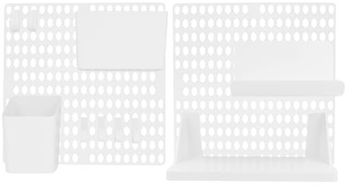 TOPBATHY Estante De Almacenamiento Ganchos De Plástico Para Colgar Estante Escritorio De Montaje En Pared Tablero De Armario Ganchos Para Pared Tablero De Clavijas Para Garaje Tablero De, 7365423Y6I