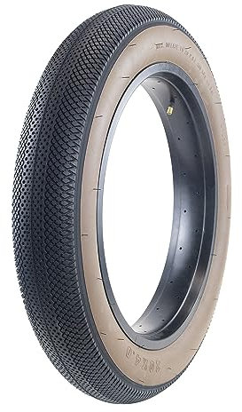 MEGHNA 1 Stück 20x4.0 Inch Fat Bike Tire E-Fahrrad Reifen Hochwertige Reifen für Mountainbikes, E-Bikes und Schneefahrräder