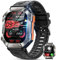 Xeletu Smartwatch Herren mit Telefonfunktion, 2,0 Touchscreen Uhren 30+ Tage Batterie, 100+ Sportmodi Fitnessuhr IP68 wasserdicht, 24H Gesundheits-Screening, Militär Smartwatch für Android iOS