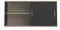 möbelando Wandhängeschrank >Atelier< in Kronberg/schwarz - 120x60x40cm (BxHxT)